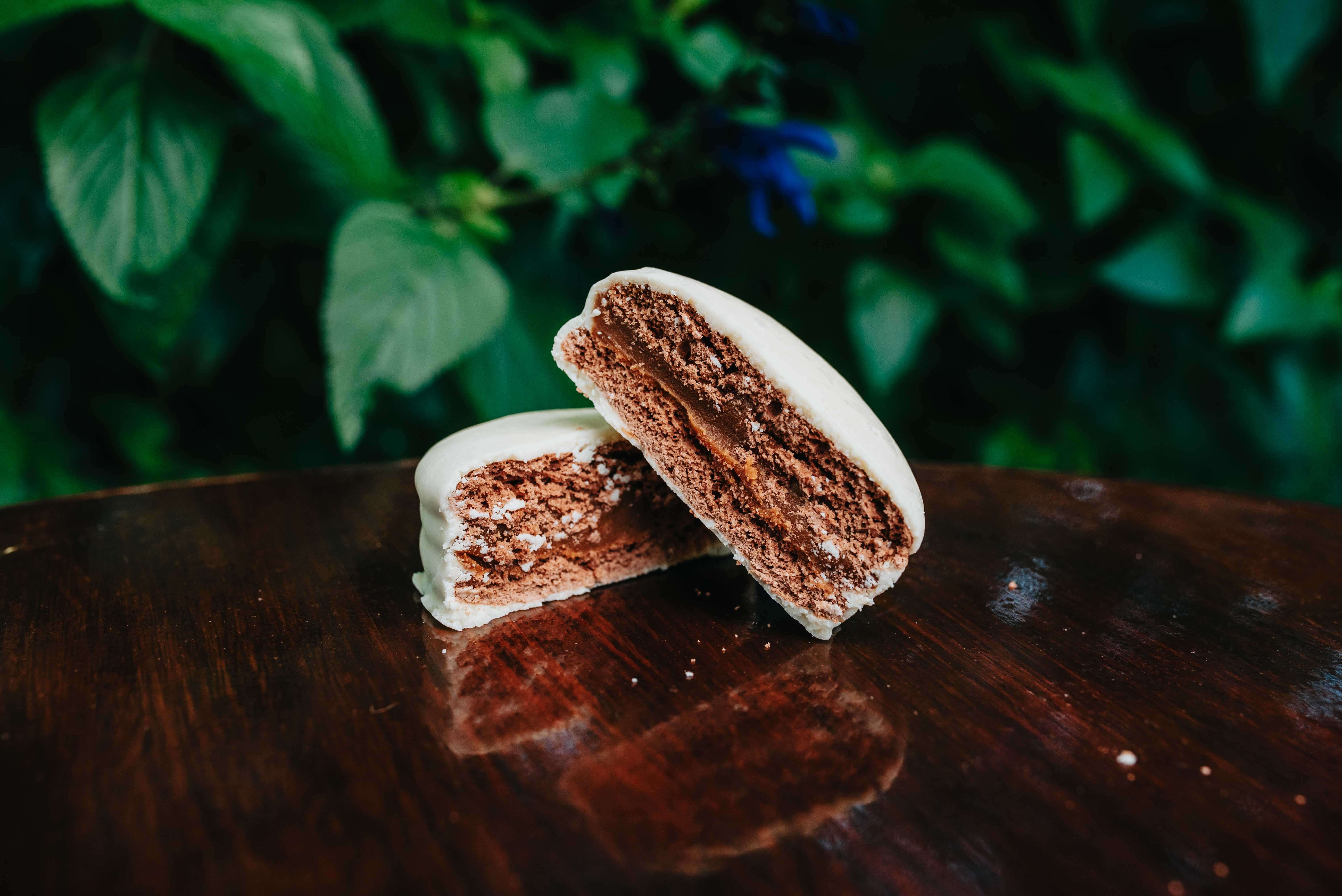 Alfajor de Chocolate Blanco