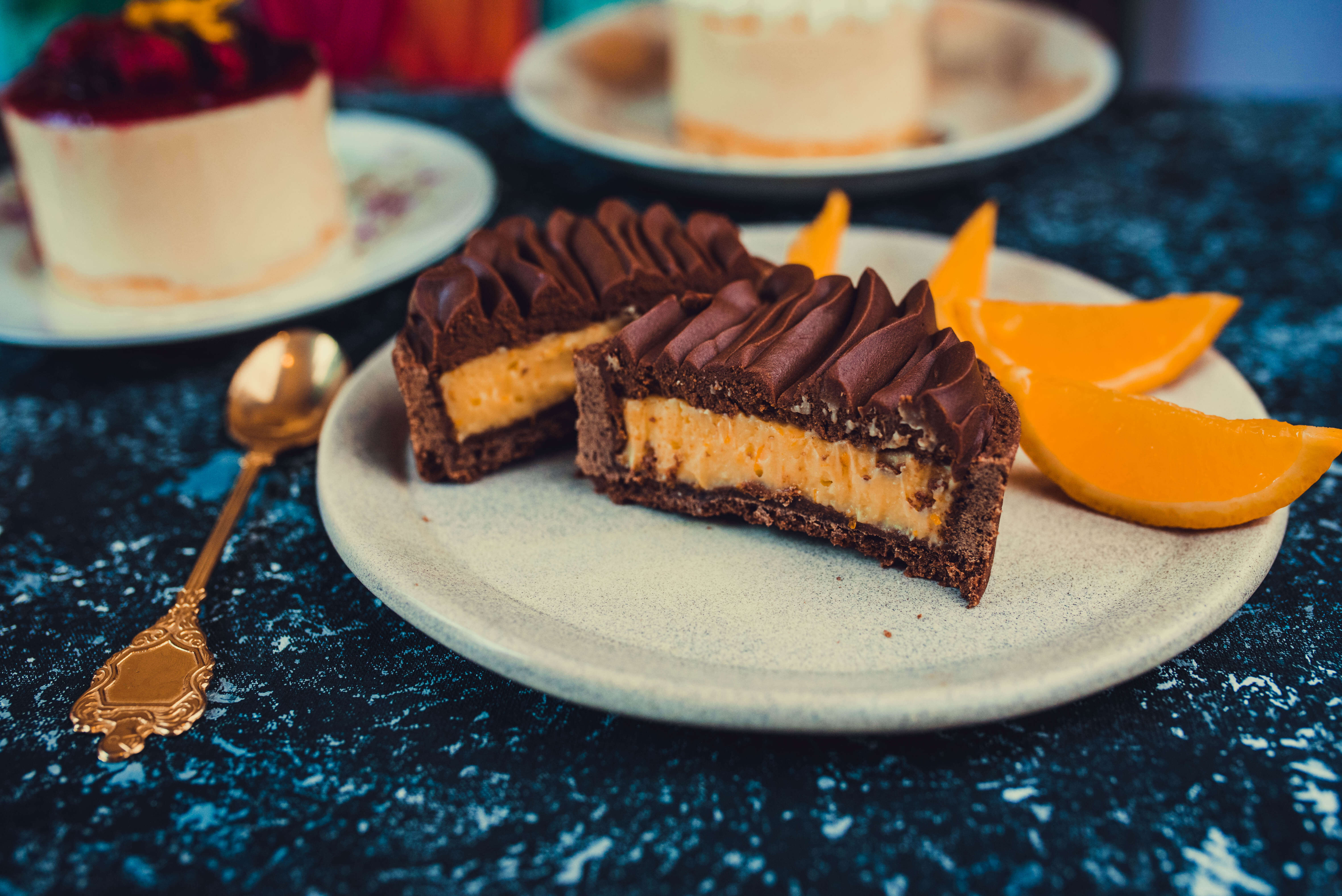 Tarta de Naranja y Chocolate